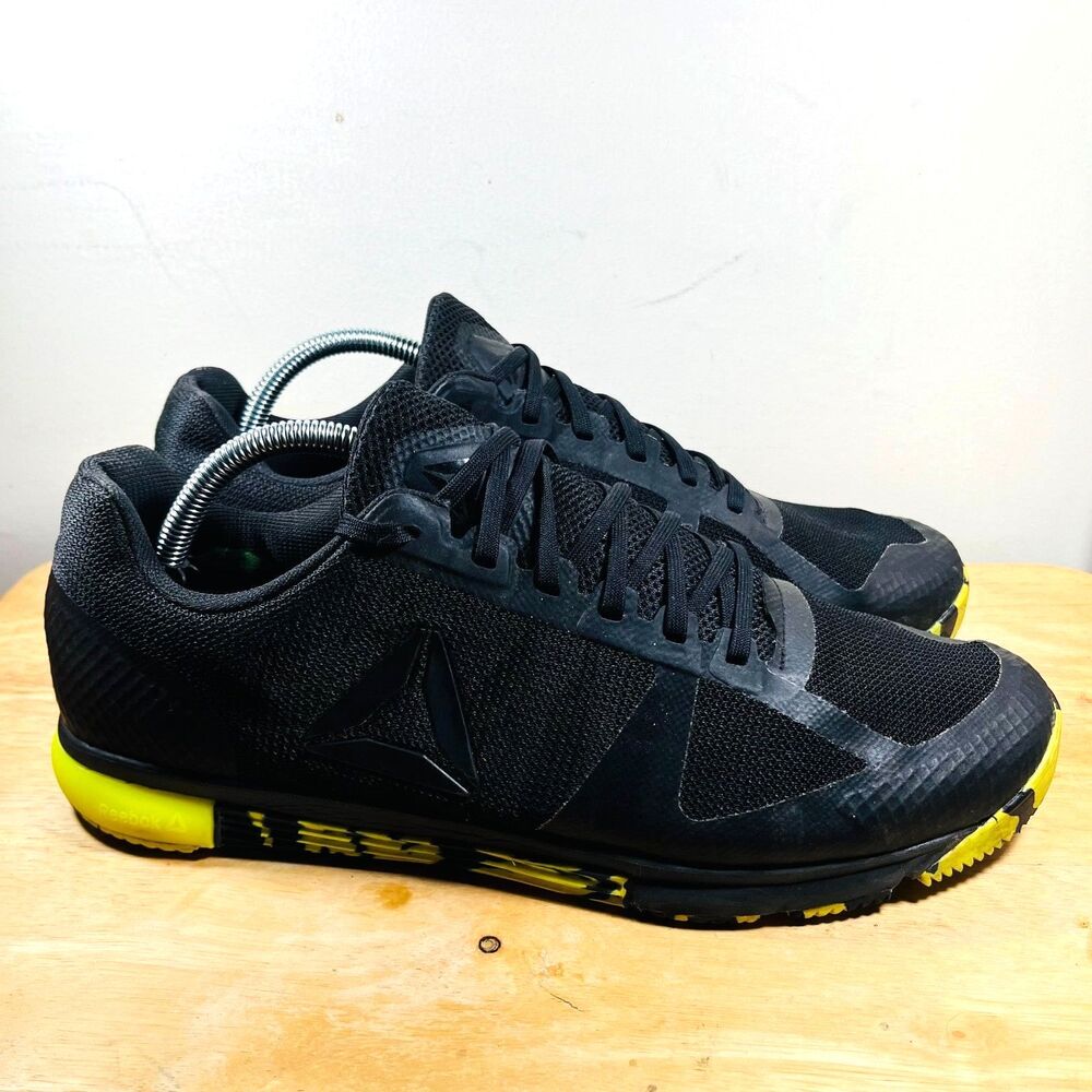 Reebok Speed TR Mens Size 10 Shoes Black Crossfit‎ Training Running Sneakers